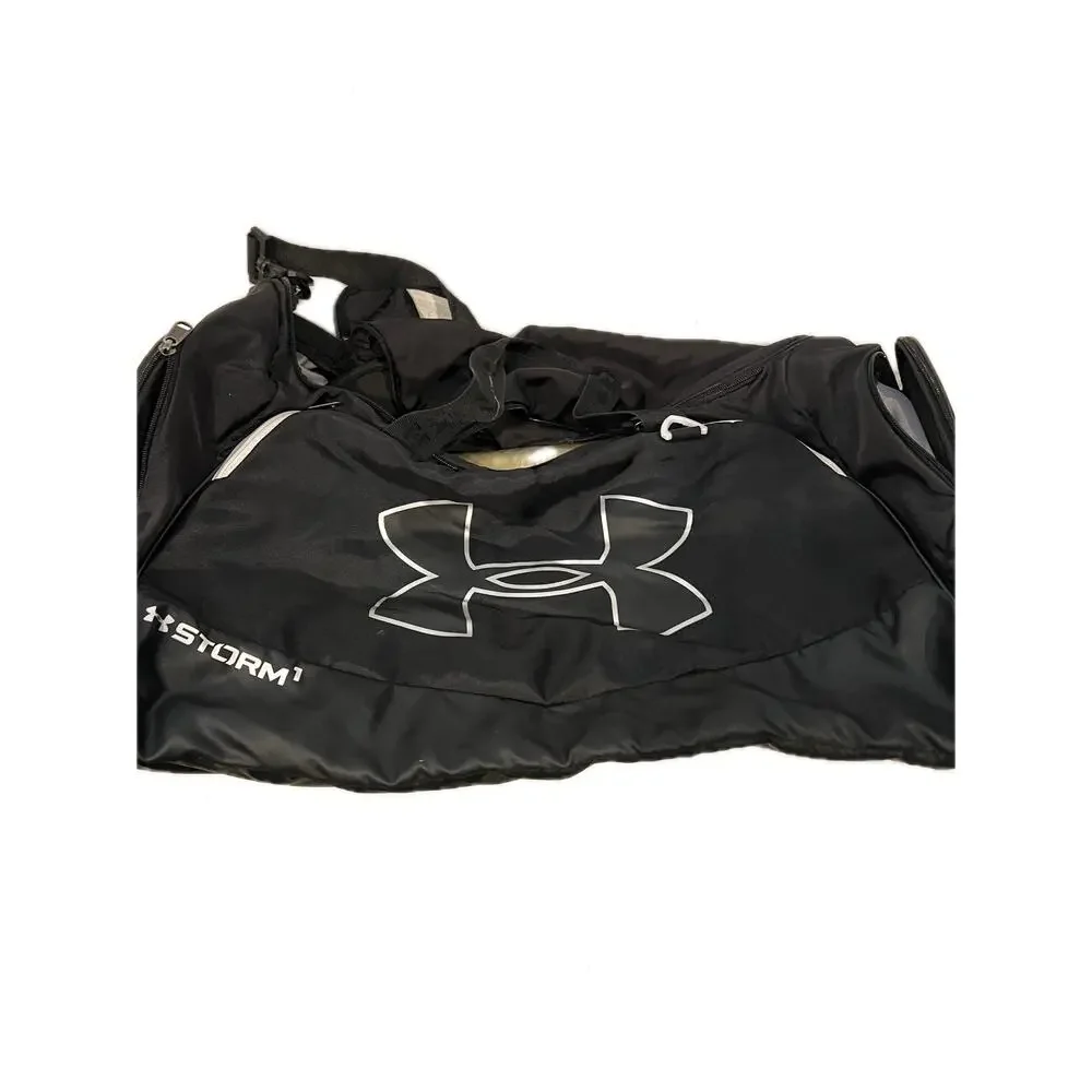 UA Undeniable 5.0 Medium Duffle Bag Black White